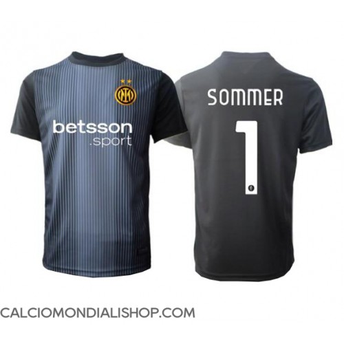 Maglie da calcio Inter Milan Yann Sommer #1 Portiere Prima Maglia 2025-26 Manica Corta